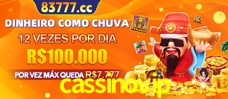 Banner do programa de recompensas Recomende para amigos do cassinovip, detalhando os bônus por convidar amigos, com prêmios que chegam a R$288.888.