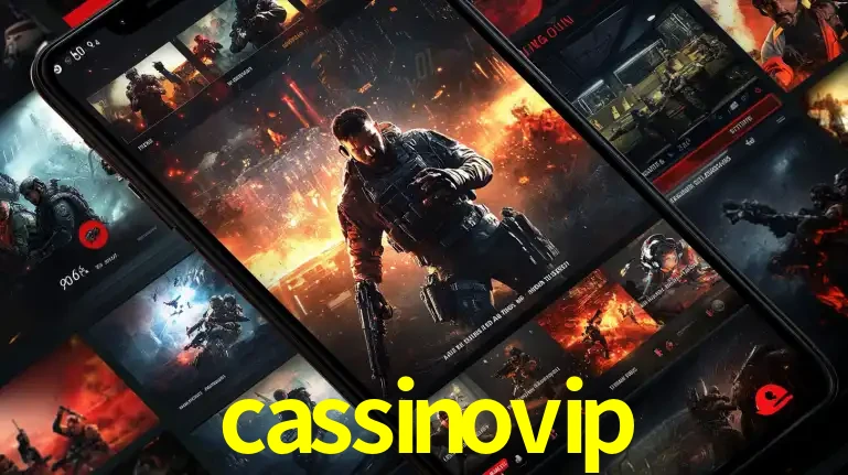Tela de um celular exibindo uma galeria de jogos de tiro com temática militar, mostrando a variedade de e-sports disponíveis para apostas na plataforma de entretenimento cassinovip.